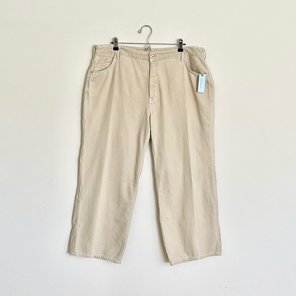 NEW Anthropologie Plus Pilcro The Annie Wide Leg
Beige Jeans Women’s 16W - Picture 1 of 15